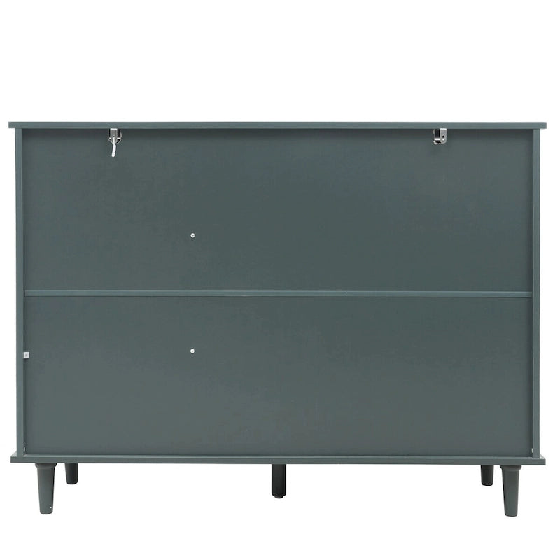 Armoire de rangement 3 portes 3 tiroirs pour chambre et salon
