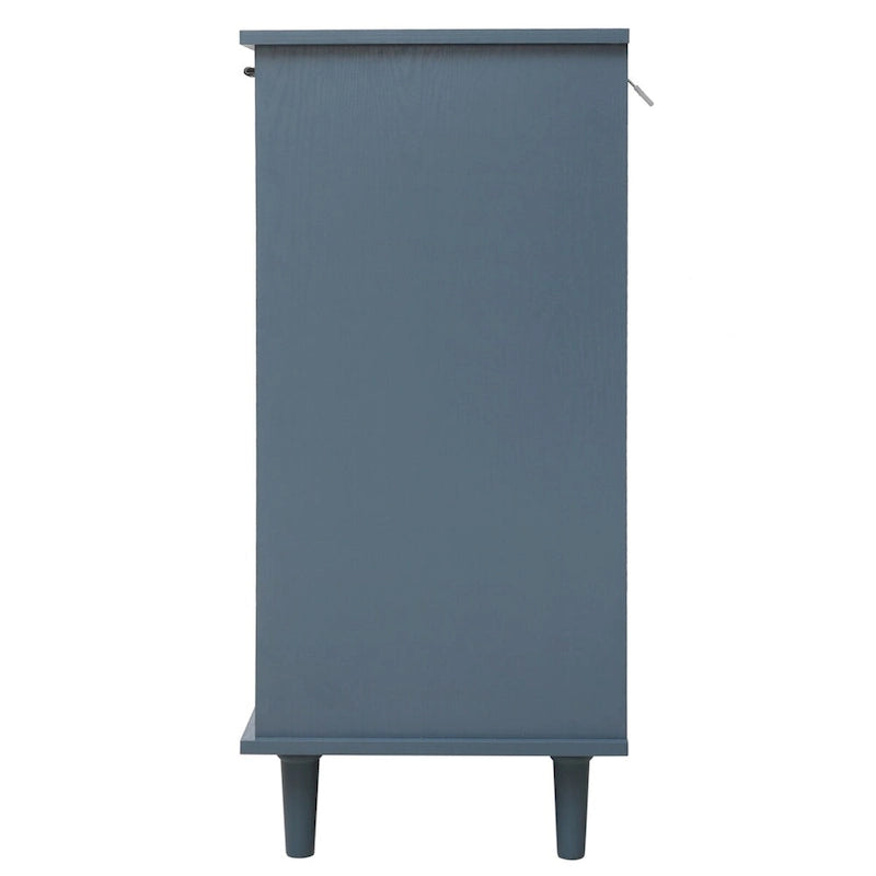 Armoire de rangement 3 portes 3 tiroirs pour chambre et salon