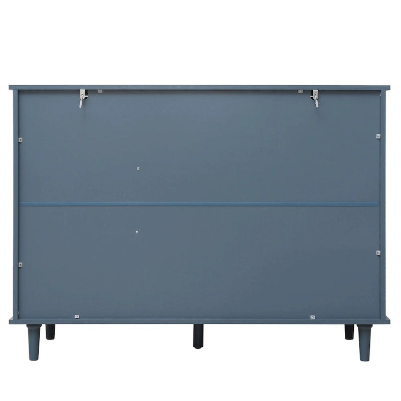 Armoire de rangement 3 portes 3 tiroirs pour chambre et salon