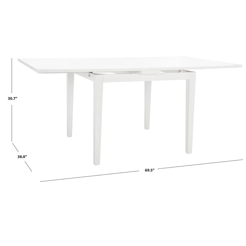 Table à manger extensible – 70 po l. x 38 po P x 30 po H
